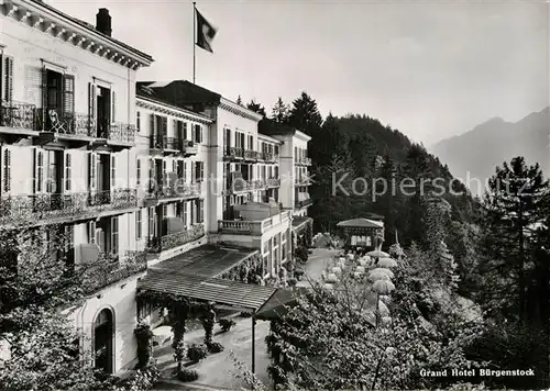 AK / Ansichtskarte Buergenstock Grand Hotel Terrasse Kat. Buergenstock