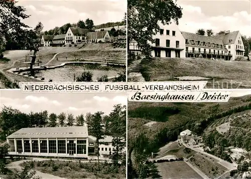 AK / Ansichtskarte Barsinghausen Niedersaechsisches Fussball Verbandsheim Freibad Kat. Barsinghausen