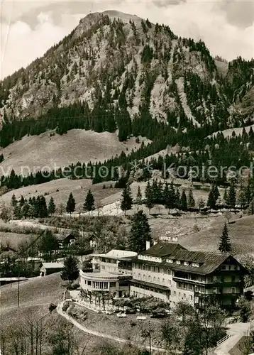 AK / Ansichtskarte Hindelang Kurhotel Luitpoldbad Schwefel Moorbad Allgaeuer Alpen Kat. Bad Hindelang