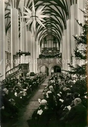 AK / Ansichtskarte Leipzig Weihnachtsmotette in der Thomaskirche Kat. Leipzig