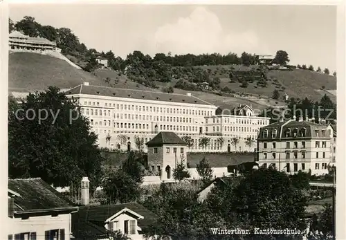 AK / Ansichtskarte Winterthur ZH Kantonsschule