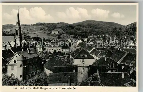 AK / Ansichtskarte Bad Bergzabern Teilansicht Kat. Bad Bergzabern