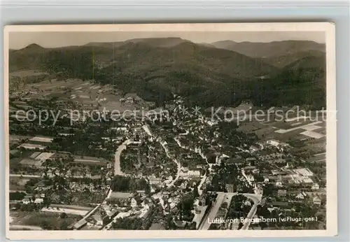 AK / Ansichtskarte Bad Bergzabern Fliegeraufnahme Kat. Bad Bergzabern