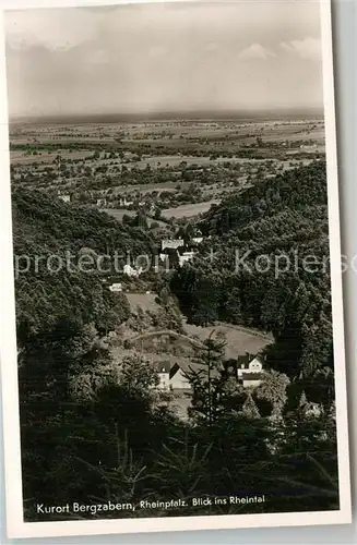 AK / Ansichtskarte Bad Bergzabern Blick ins Rheintal Kat. Bad Bergzabern