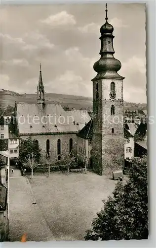 AK / Ansichtskarte Bad Bergzabern Ev Kirche Kat. Bad Bergzabern