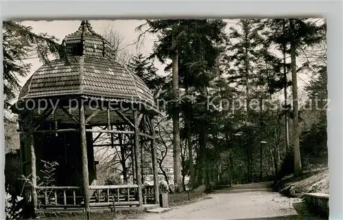 AK / Ansichtskarte Bad Bergzabern Philosophenweg Pavillon Kat. Bad Bergzabern