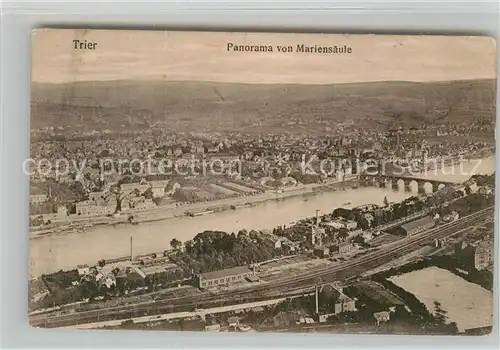 AK / Ansichtskarte Trier Blick von der Mariensaeule Kat. Trier