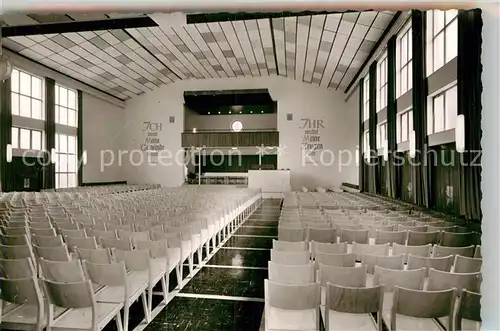 AK / Ansichtskarte Wiedenest Missions Schule Saal Kat. Bergneustadt