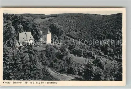AK / Ansichtskarte Endorf Sauerland Kloster Brunnen Kat. Sundern (Sauerland)