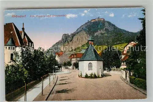 AK / Ansichtskarte Rhoendorf Alte Kapelle Drachenfels Kat. Bad Honnef