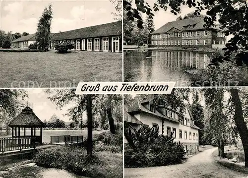 AK / Ansichtskarte Tiefenbrunn Goettingen Krankenhaus Sanatorium Park Kat. Rosdorf Goettingen
