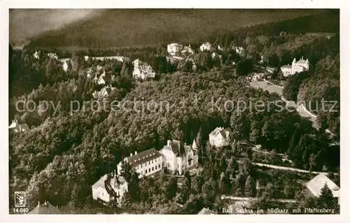 AK / Ansichtskarte Bad Sachsa Harz Pfaffenberg Fliegeraufnahme Kat. Bad Sachsa