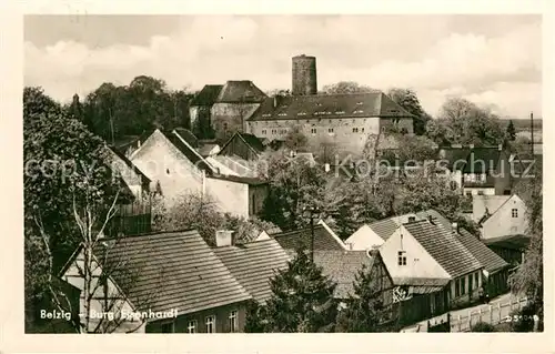 AK / Ansichtskarte Belzig Bad Ansicht mit Burg Eisenhardt