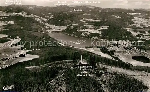 AK / Ansichtskarte Neustadt Schwarzwald Berggasthaus Fuerstenberg Rasthaus Feldberg Fliegeraufnahme