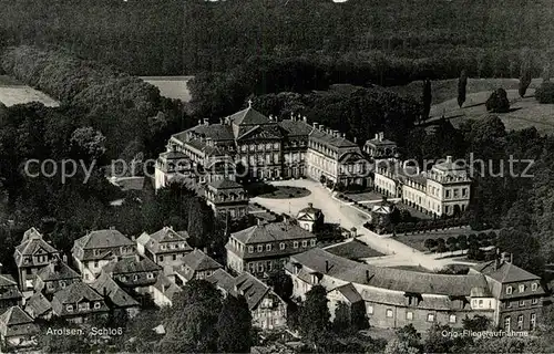 AK / Ansichtskarte Arolsen Bad Schloss Original Fliegeraufnahme Kat. Bad Arolsen