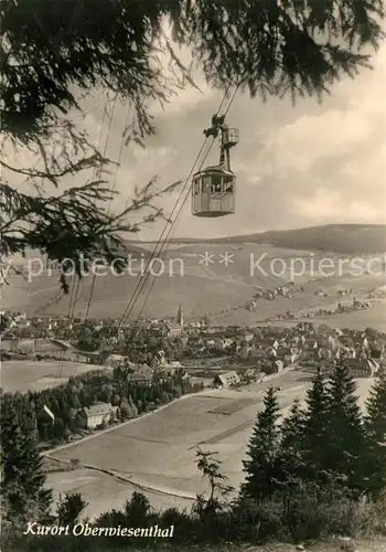 AK / Ansichtskarte Seilbahn Oberwiesenthal  Kat. Bahnen