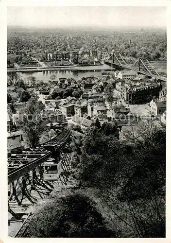 AK / Ansichtskarte Schwebebahn Dresden Loschwitz  Kat. Bahnen