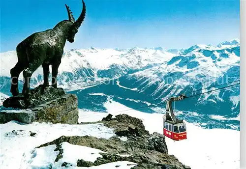 AK / Ansichtskarte Seilbahn St. Moritz Piz Nair  Kat. Bahnen