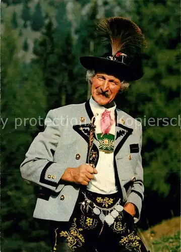 AK / Ansichtskarte Trachten Bayern Berchtesgaden  Kat. Trachten