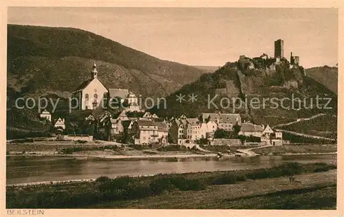 AK / Ansichtskarte Beilstein Mosel mit Ruine Metternich Kat. Beilstein