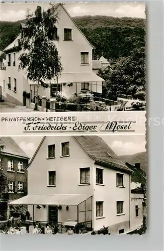 AK / Ansichtskarte Ediger Mosel Pension Friedrichs