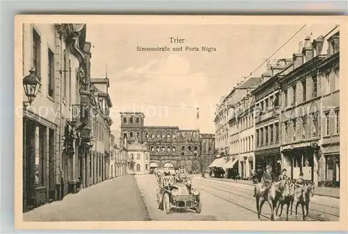 AK / Ansichtskarte Trier Simeonstrasse Porta Nigra Kat. Trier