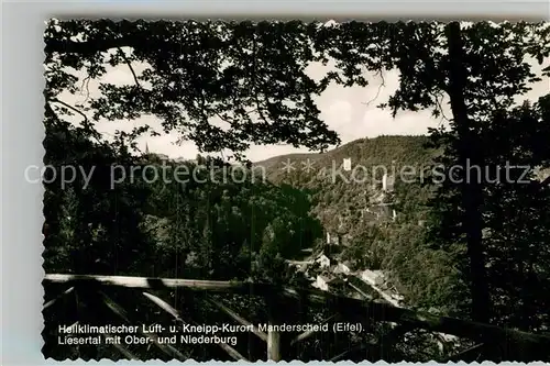 AK / Ansichtskarte Manderscheid Eifel Ober  und Niederburg Kat. Manderscheid