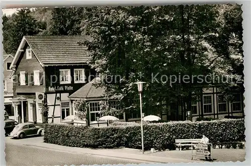 AK / Ansichtskarte Wiehl Gummersbach Hotel Cafe Platte  Kat. Wiehl