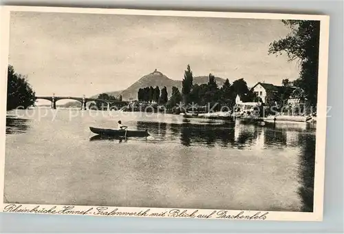 AK / Ansichtskarte Honnef Bad Grafenwerth Drachenfels Kat. Bad Honnef