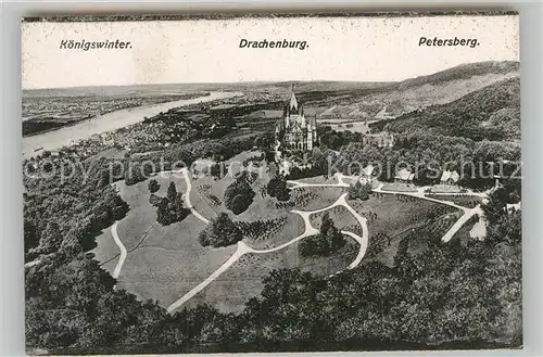 AK / Ansichtskarte Koenigswinter Drachenburg Petersberg Kat. Koenigswinter