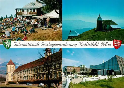 AK / Ansichtskarte Wandern Dreitagewanderung Knittelfeld Steinplanhuette Seckau Hochalmkirche Kat. Berge