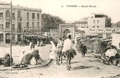 AK / Ansichtskarte Tanger Tangier Tangiers Grand Marche Kat. Marokko