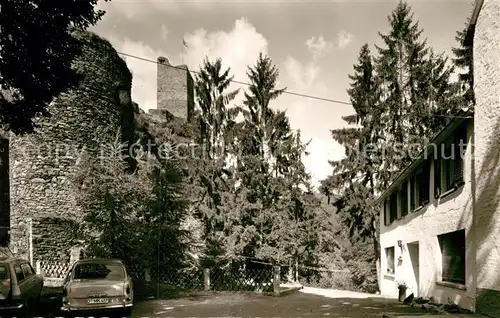 AK / Ansichtskarte Manderscheid Eifel Teilansicht Burg Kat. Manderscheid