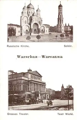 AK / Ansichtskarte Warschau Masowien Russische Kirche Kat. Warschau