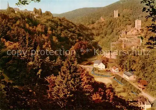 AK / Ansichtskarte Manderscheid Eifel Ober  und Niederburg Kat. Manderscheid