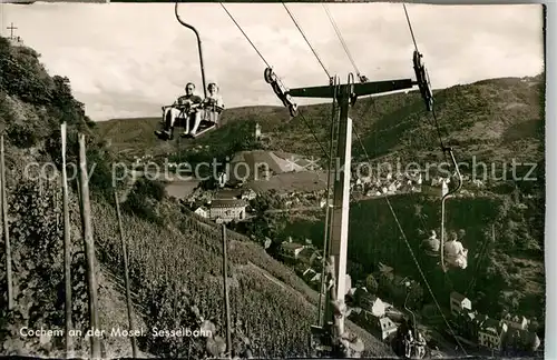 AK / Ansichtskarte Cochem Mosel Sesselbahn Kat. Cochem