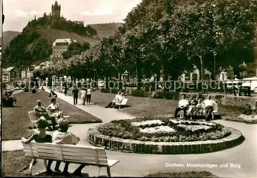 AK / Ansichtskarte Cochem Mosel Moselanlagen Schloss Kat. Cochem