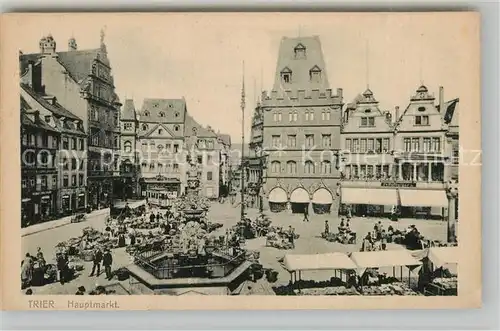 AK / Ansichtskarte Trier Hauptmarkt Kat. Trier