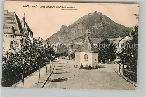 AK / Ansichtskarte Rhoendorf Alte Kapelle Drachenfels Kat. Bad Honnef