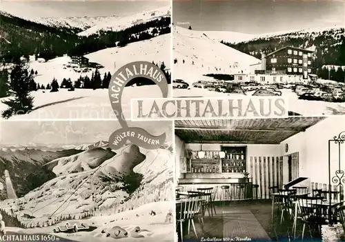 AK / Ansichtskarte Lachtalhaus Berghaus Woelzer Tauern Wintersportplatz Alpen Kat. Schoenberg Lachtal