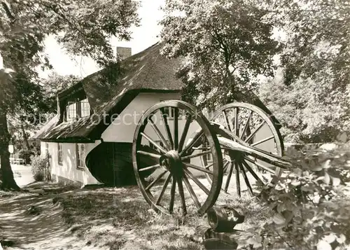 AK / Ansichtskarte Goehren Ruegen Heimatmuseum Wagenrad Kat. Goehren Ostseebad Ruegen