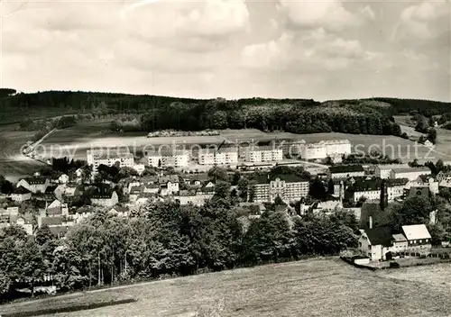 AK / Ansichtskarte Ehrenfriedersdorf Erzgebirge Stadtmitte mit Neubauten am Steinbueschel Kat. Ehrenfriedersdorf