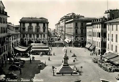 AK / Ansichtskarte Chiavari Piazza Matteotti Monumento Kat. Italien