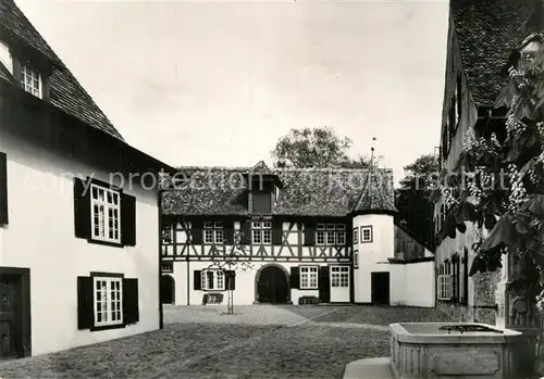 AK / Ansichtskarte Riehen Wettsteinhaus Spielzeugmuseum Rebkeller Dorfmuseum Kat. Riehen