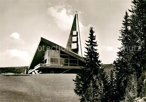 AK / Ansichtskarte Feldberg Schwarzwald Kirche der Verklaerung Christi Architekt Disse Kat. Feldberg (Schwarzwald)