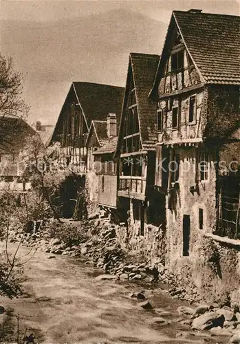 AK / Ansichtskarte Kayersberg Haeuserpartie am Fluss Collection Sites d Alsace Kat. Ribeauville