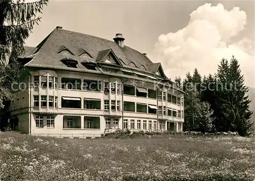 AK / Ansichtskarte Oberstdorf Dr Saathoffs Kuranstalt Stillachhaus Allgaeuer Alpen Kat. Oberstdorf