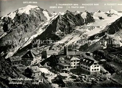 AK / Ansichtskarte Stilfserjoch Passo dello Stelvio Gebirgspanorama Kat. Italien