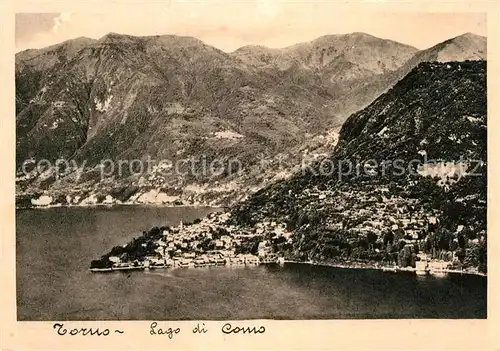 AK / Ansichtskarte Torno Lago di Como Panorama Comer See Kat. Torno
