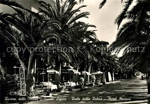 AK / Ansichtskarte Finale Ligure Viale delle Palme Hotel Maroni Riviera delle Palme